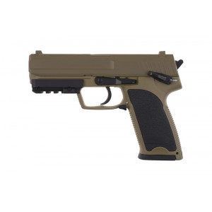 Модель электрического пистолета USP Tactical Electric TAN CM.125TN [CYMA]